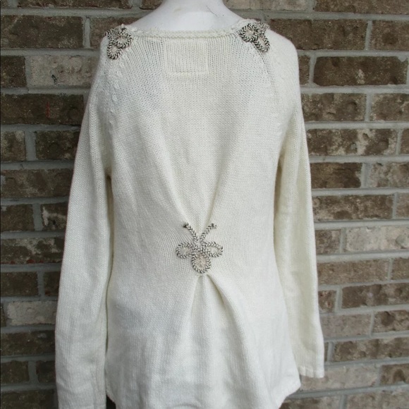 Anthropologie Angel of the North Sweater Sz M - Picture 4 of 5